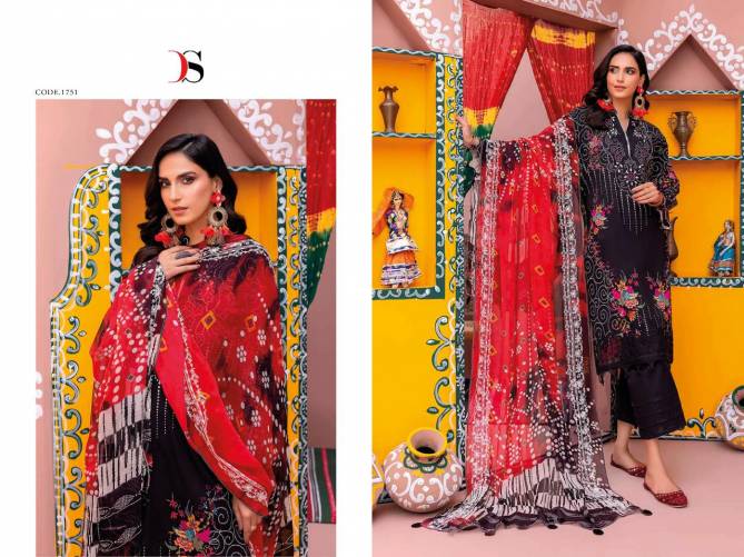 Deepsy Suits Chunri 22-2 Wholesale Cotton Pakistani Salwar Suits Catalog
